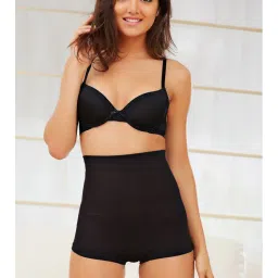 Zivame Everyday Shaping Cotton Midwaist Seamless Boyshort Panty - Black-picture-19