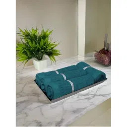 BIANCA Teal Extra Plush Turkish Terry Towels (Pack Of 4)-image-9