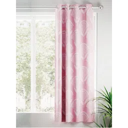 BIANCA Jacquard Blackout Eyelet Curtain 1 Pc (Tremezzo) Floral Rose Pink-picture-15