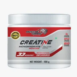 Muscle Garage Creatine Pre-Workout| Pure Micronized Creatine Monohydrate Powder| Unflavoured | Boosts Strength, Power & Performance | Lab Tested-picture-30