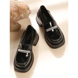 VALIOSAA Black Evening Loafers image 1