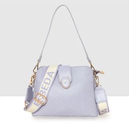 ESBEDA Purple Color Texture Structured Small Sling Bag For Women-picture-6