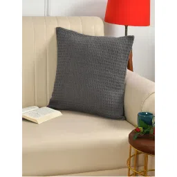 Sashaa World Waffle Cushion Cover Grey-image-90