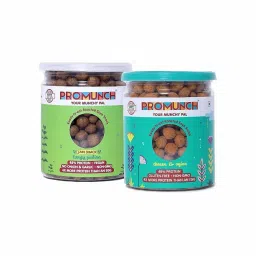 PROMUNCH Roasted Soya Snack | High-Protein | Healthy | Gluten-Free |Flavour Tangy Pudina And Cheese & Onion-picture-16
