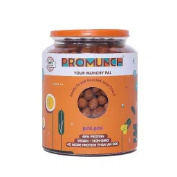 PROMUNCH Roasted Soya Snack | Vegan | High-Protein | Healthy | Gluten-Free | Flavor Peri-Peri, 300g-picture-26