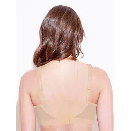 Enamor FB12 Smooth Super Lift Full Support Bra - Non-Padded Wirefree Full Coverage - Pink Champagne image 2