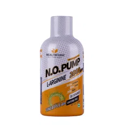 Healthfarm Nitric Oxide Liquid Supplement With L Arginine & L Citrulline for Muscle Growth, Pumps, Vascularity, & Energy -33 servings|450ml-image-43