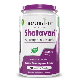 HealthyHey Nutrition Shatavari (Asparagus Racemosus) - Supports Galactagogue Activity - 500mg - 60 Vegetable Capsules-picture-24