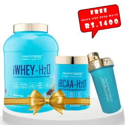 MYFITNESS iWHEY- H2O Kesar Pista Kulfi + MYFITNESS iBCAA-H2O 30 Servings Icy Grapefruit + FREE SHAKER BOTTLE 650ml-image-92