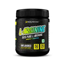 HEALTHFARM Nutrition L-ARGININE Powder for Muscle Building and Endurance Unfavoured 100g Nitric oxide Precursor Supplement for Muscle growth Pump vescularity and enery Preworkout-image-21