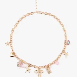 Kazo Multi-Color Orvia Charm Chain Necklace-picture-13