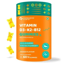 Carbamide Forte Vitamin D3 K2 B12 - Gummies for Women, Men & Kids - 60 Veg Gummies-picture-15