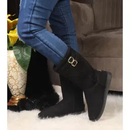 Carlton London Women Black Tall Casual Boots-picture-21