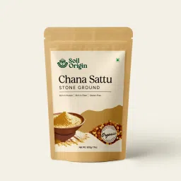 Soil Origin Stone Ground Chana Sattu | Organic | Rich In Protein & Fiber - 500 Gm-picture-22