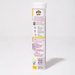 Panchamrit Gut Health Effervescent|Helps Reduces Bloating & Acidity,Constipation,Improves Digestion,Colon Cleanse| With Ayurvedic Herbs Mulethi & Ginger| 1Billion CFU Probiotics|20 Tablets image 2