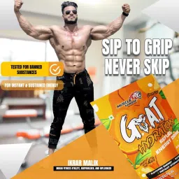 Muscle Garage GOAT | Instant Energy, Electrolytes & Rehydration Support| 900g | 90 Servings image 5