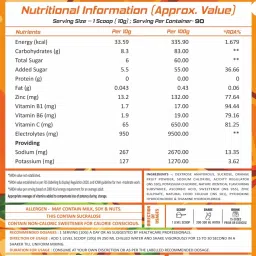 Muscle Garage GOAT | Instant Energy, Electrolytes & Rehydration Support| 900g | 90 Servings image 3