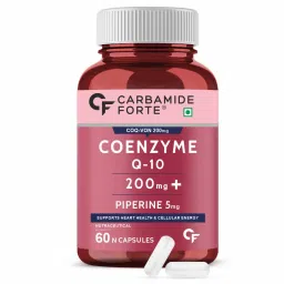 Carbamide Forte Coenzyme Q10 (CoQ10) 200mg with Piperine 5mg – 60 Capsules-image-51