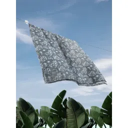 Doctor Towels Banana Jacquard Floral Bath Towel Charcoal (M) image 2