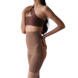 ButtChique Shorty Core Brown Shapewear Thigh Sculpting- Butt-Lift & Back Support image 2