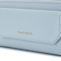 fastrack accessories Fastrack Blue Solid Wallet image 2