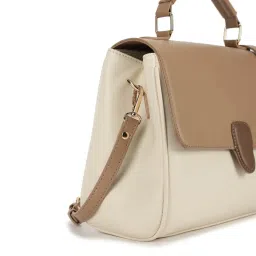 fastrack accessories Fastrack Off White Colorblock Daily Drip Slingbag with Detachable Strap image 2