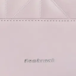 fastrack accessories Fastrack Purple Textured Cloud Quilt Sling Bag image 2