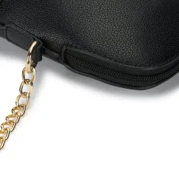 fastrack accessories Fastrack Black Solid Velvet Touch Sling image 2