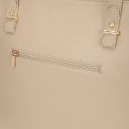 fastrack accessories Fastrack Beige Textured Power Carry Handbag image 2