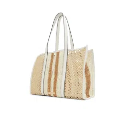 Aldo White Janissy Women Tote Bag with Pouch and Detachable Strap image 2