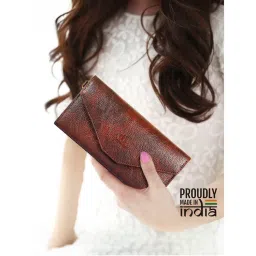 The Clownfish The Dyna Womens Wallet (Brown)-image-19