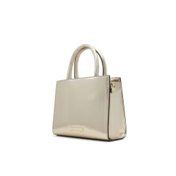 Aldo Seraphine Womens Gold Satchel Bag (S) image 2