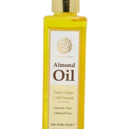 The Pure Story Natural Cold Pressed Almond Oil for Hair, Skin, Face & Massage-image-3