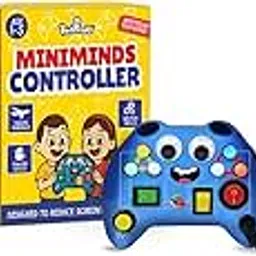 TinyTrails Busy Board for Toddlers 1-3 | Educational Montessori Toy | LED Lights, Music, Switches & Sensory Play | Mini-Minds Controller | Screen-Free Travel Toy for Fine Motor Skills & Learning Fun-picture-33