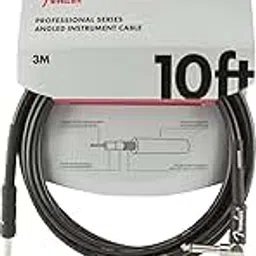 Fender Professional 10' Angled Instrument Cable - Black-picture-36