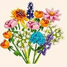 sky line ocean Skyline Ocean DIY Flower Bouquet Building Kit | Creative Gift for Adults, Teens, and Kids Ages 6+ | Perfect for Birthdays, or Home Décor ||12 Combinations|| 6 Months Structural Warranty | (1200+ Pcs)-picture-28