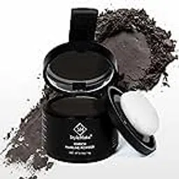 StyleMake Enrich Hairline Powder for Women & Men | Root Touch Up for Grey Hair | Toppers | Cover-Up Powder | Instantly Covers Loss, Patches, and Grey on Beard (Dark Brown, 4 g)-picture-23
