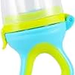 Miracle Moms Soft Silicone Nibbler with Extra Mesh for Babies, Baby Fruit & Food Feeder, Anti Choking Fruit Pacifier, Teether for Infant, 100% BPA Free, 3 Months+ (1, Green)-picture-11