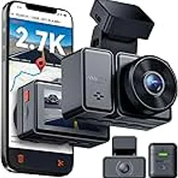 Vantrue E2 Dash Cam Front and Rear with Voice Control, 2.7K + 2.7K Dual Dash Camera for Cars, WiFi, GPS, STARVIS Night Vision, Buffered Parking Mode, G-Sensor, 2.45" IPS, 160°, WDR, Support 512GB-picture-34