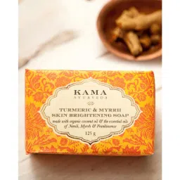 Kama Ayurveda Turmeric & Myrrh Skin Brightening Soap image 2