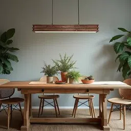 symplify Artline 36 Brown Solid Wood Single Hanging Light-picture-14