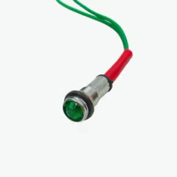 Green 220V 9mm Diamond LED Metal Indicator Light with 15CM Cable-picture-25