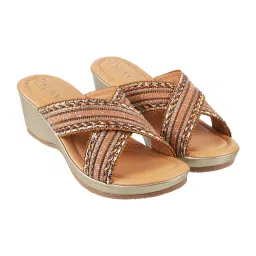 Catwalk Casual Women Tan Hot Chic Sandals image 2