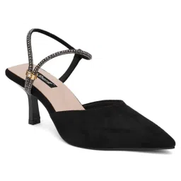 Sherrif Shoes Womens Black Color Heeled Sandals-image-18