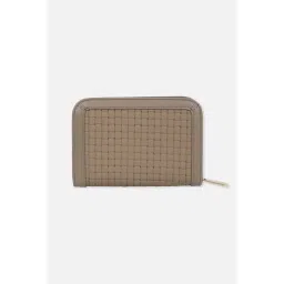 Van Heusen Women Taupe Self Design Casual Wallets image 2