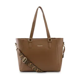 fastrack accessories Fastrack 15 Laptop Tote Bag In Tan image 2
