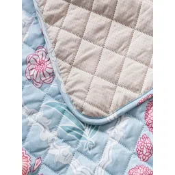 House of Quirk Anti-Slip Sofa Cover with Pocket Couch Protector - Gulshan Sky image 2