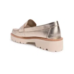 Aldo Marguenat Women Gold Loafers image 2