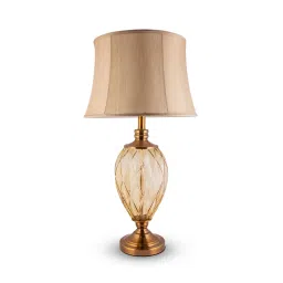 Aarvi Decor Gold Glass Decorative Diamond Opulence Table Lamp image 2