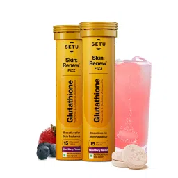 setu nutrition Setu Skin Renew - 30 Effervescent Tablets (Pack of 2) | Glutathione With Vitamin C, Gluta Fizz, Supports Detoxification, Sugar-Free | Mixed Berry Flavour-picture-17